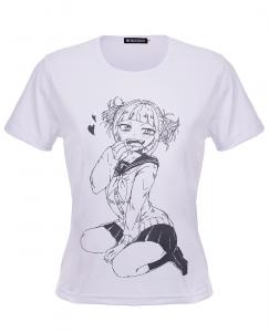 T-shirt blanc manches courtes, Wicked Love, manga anime kawaii