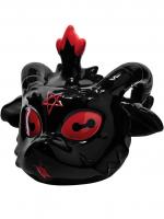 Black and red Baphomet cookie jar, KILLSTAR, occult gothic
