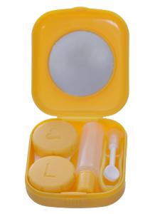 Coffret  lentilles jaune avec boitier et accessoires